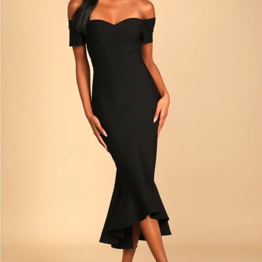Lulus black dress, NWT